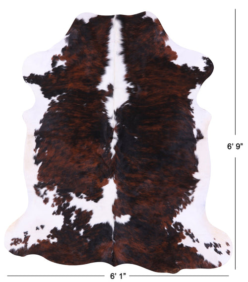 Brindle Natural Cowhide Rug - Large 6'9