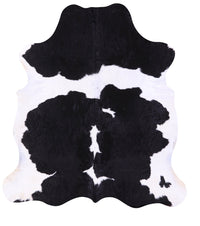 Thumbnail for Black & White Natural Cowhide Rug - XLarge 7'0