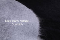 Thumbnail for Black & White Natural Cowhide Rug - XLarge 7'0